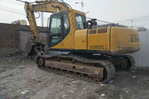 甘肃出售转让二手7600小时2009年厦工XG822LC挖掘机