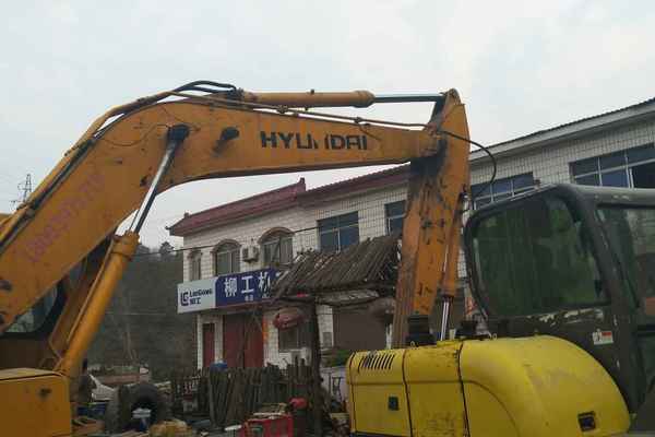 河南出售转让二手12000小时2007年现代R225LC挖掘机