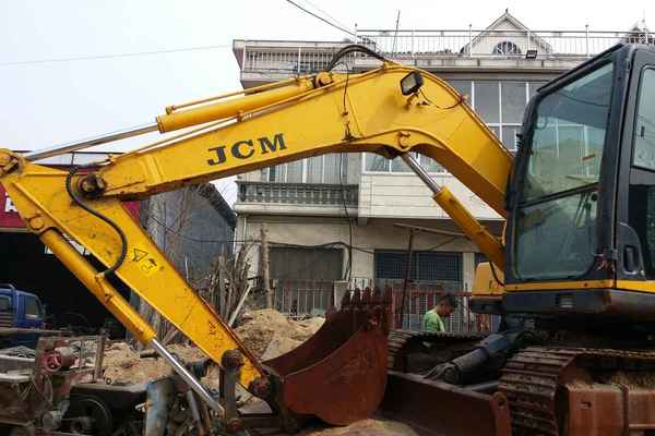 山东出售转让二手1400小时2014年山重建机JCM908C挖掘机