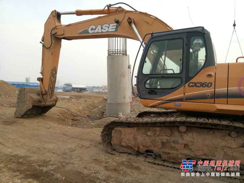 山东出售转让二手4000小时2012年凯斯CX360B挖掘机