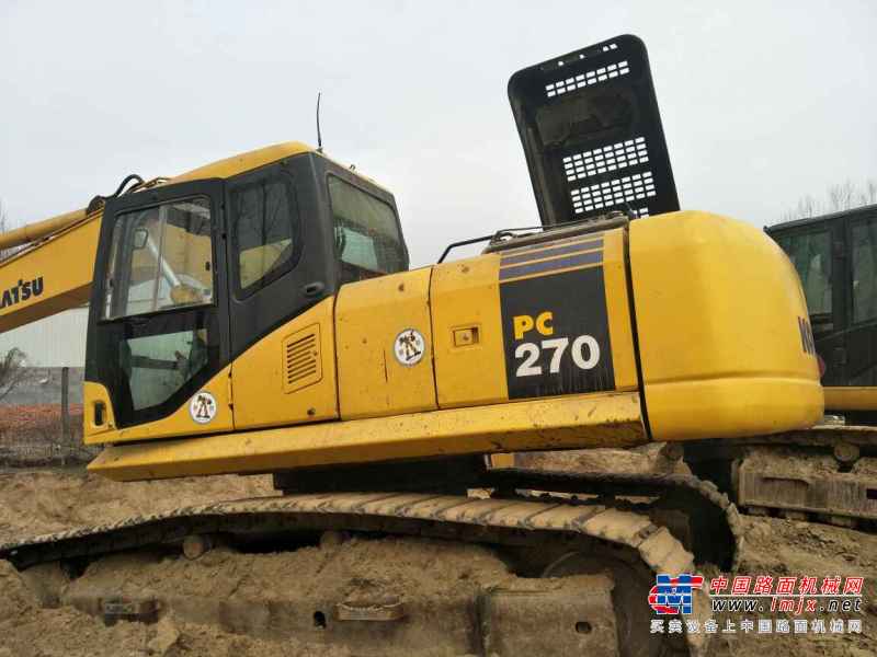 河南出售转让二手6132小时2012年小松PC270挖掘机