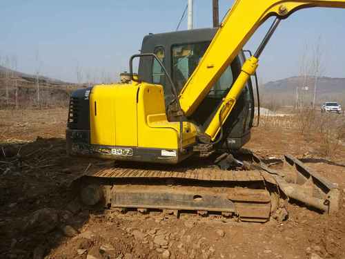 山东出售转让二手5000小时2010年现代R80挖掘机