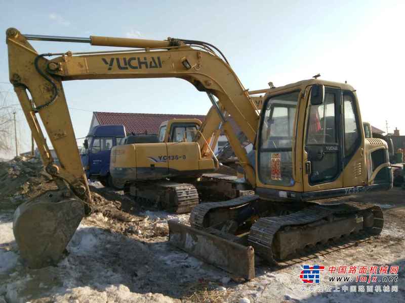 吉林出售转让二手7200小时2011年玉柴YC85挖掘机