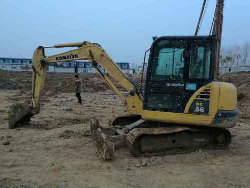 河南出售转让二手5500小时2013年小松PC56挖掘机