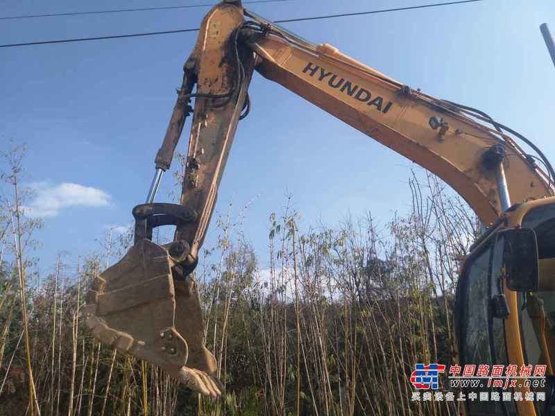 贵州出售转让二手5000小时2012年现代R150LC挖掘机