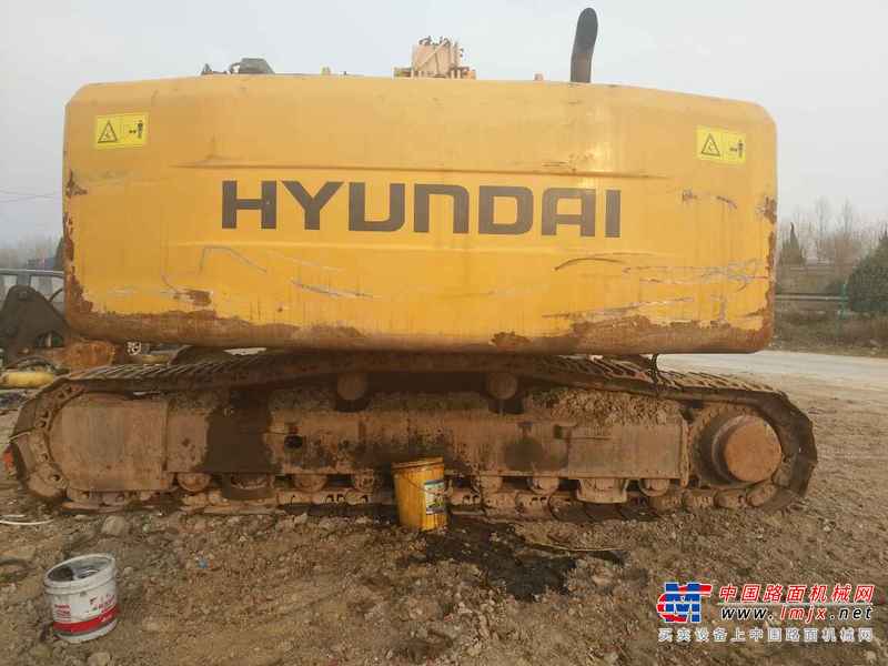 山西出售转让二手7800小时2009年现代R375LC挖掘机