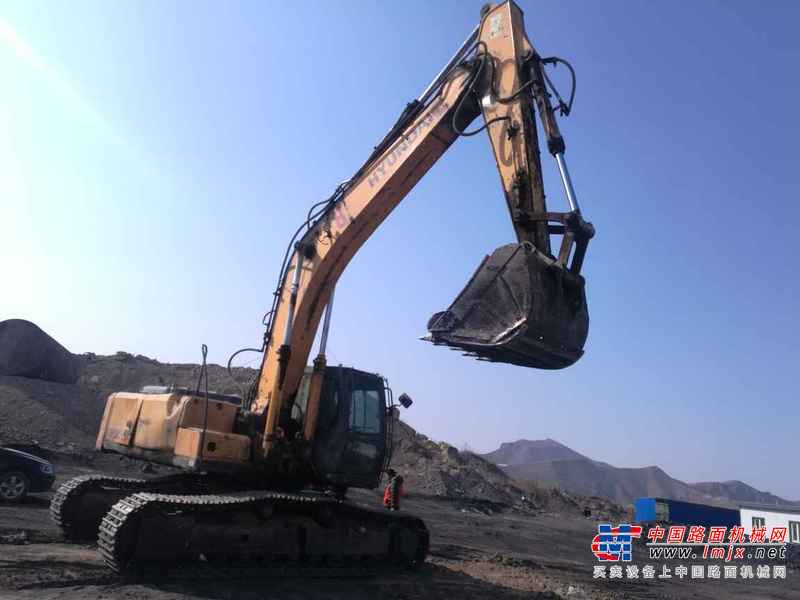 山西出售转让二手12000小时2009年现代R305LC挖掘机