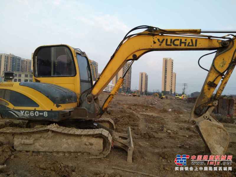 江苏出售转让二手8000小时2010年玉柴YC60挖掘机
