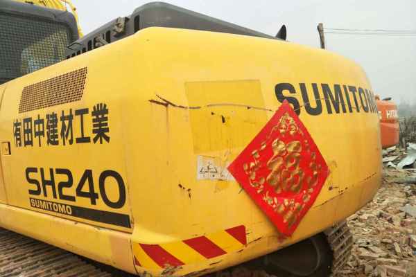 河南出售转让二手2140小时2014年住友SH240挖掘机