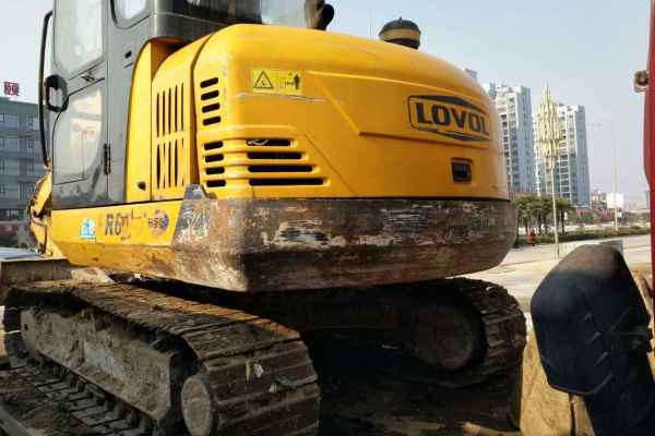 河南出售转让二手8000小时2009年福田雷沃FR65挖掘机