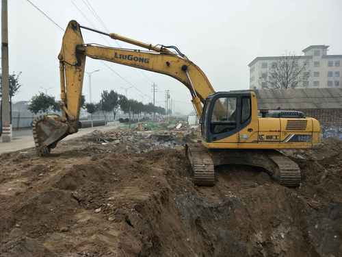 河南出售转让二手6600小时2012年柳工CLG925D挖掘机