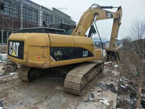河南出售转让二手6600小时2011年卡特彼勒324D挖掘机