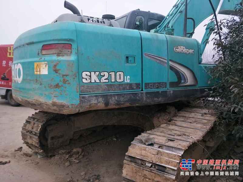 河南出售转让二手7600小时2011年神钢SK210LC挖掘机