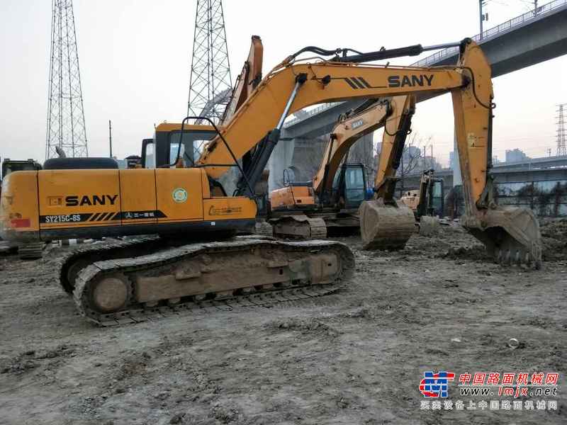 河南出售转让二手5283小时2011年三一重工SY215C挖掘机