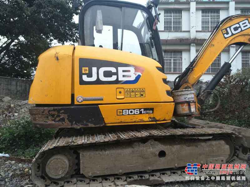 贵州出售转让二手3000小时2013年JCB8061挖掘机