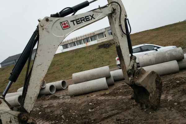 湖北出售转让二手8000小时2008年特雷克斯TC48挖掘机