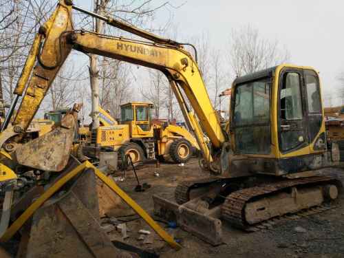 河北出售转让二手7500小时2008年现代R60挖掘机