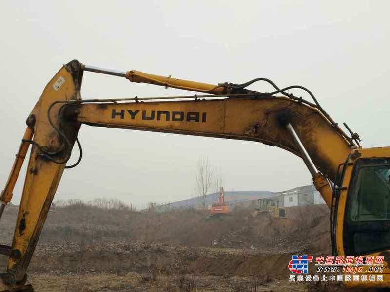 河北出售转让二手21800小时2006年现代R225LC挖掘机