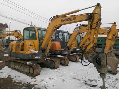山西出售转让二手3000小时2012年沃得重工W260挖掘机