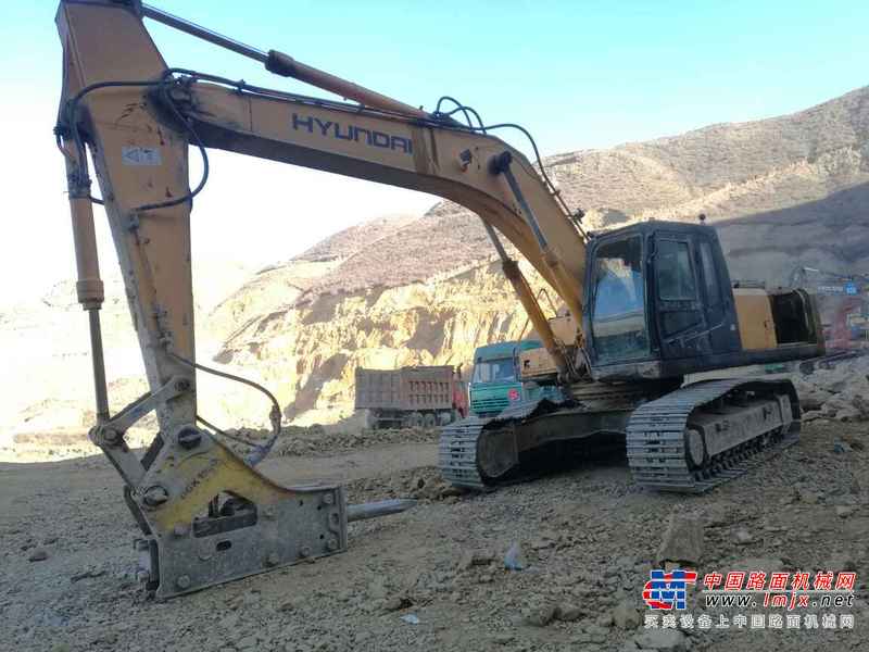 山西出售转让二手12000小时2011年现代R305LC挖掘机