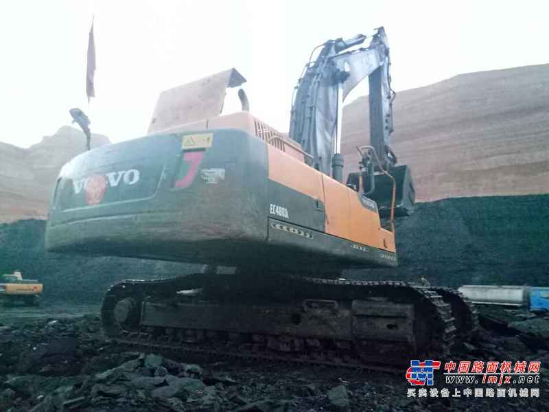 山西出售转让二手13000小时2013年沃尔沃EC480DL挖掘机
