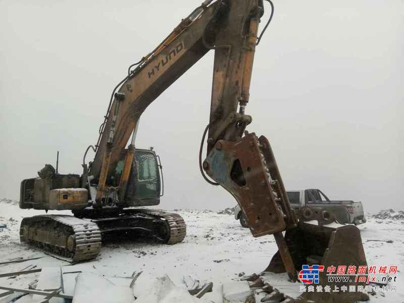 山西出售转让二手9871小时2008年现代R335LC挖掘机