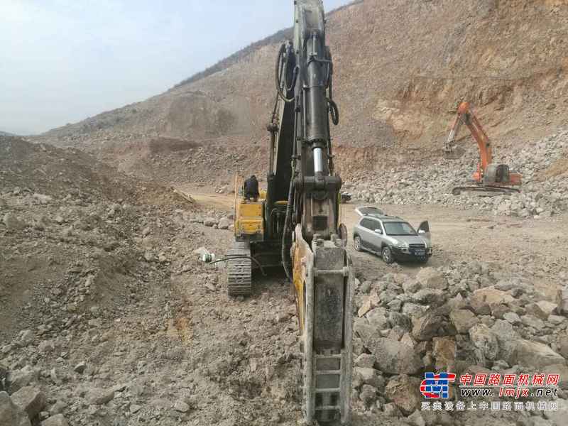 山西出售转让二手12000小时2008年沃尔沃EC460BLC挖掘机