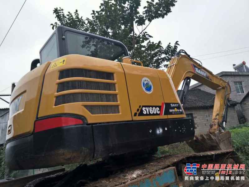 贵州出售转让二手60小时2016年三一重工SY60C挖掘机