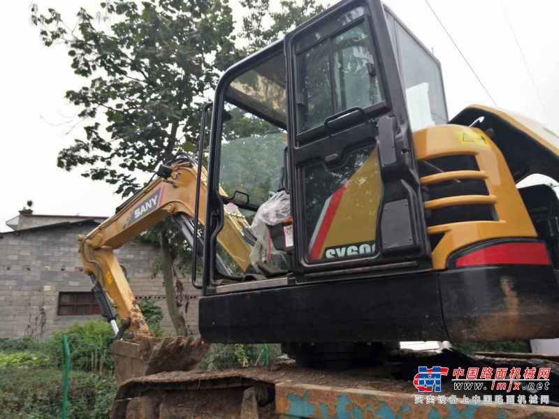 贵州出售转让二手60小时2016年三一重工SY60C挖掘机