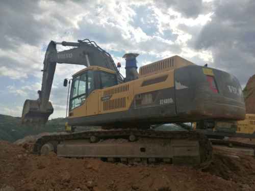 山西出售转让二手6200小时2012年沃尔沃EC480DL挖掘机