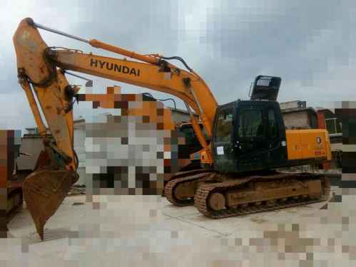 贵州出售转让二手4608小时2012年现代R215挖掘机