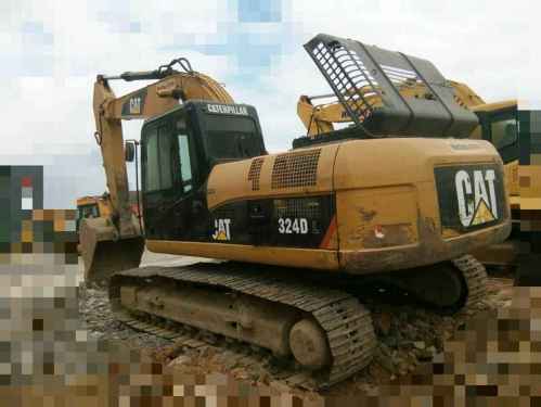贵州出售转让二手5313小时2011年卡特彼勒324DL挖掘机