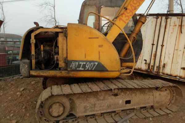 河南出售转让二手10000小时2007年柳工CLG907D挖掘机