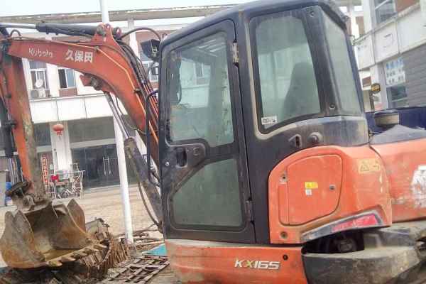 安徽出售转让二手10000小时2009年久保田KX165挖掘机