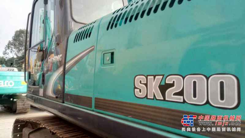 广东出售转让二手2500小时2010年神钢SK200挖掘机