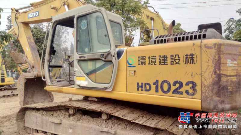 广东出售转让二手12000小时2005年加藤HD1023II挖掘机