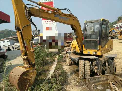 贵州出售转让二手5000小时2011年愚公机械轮挖WYL80X4挖掘机