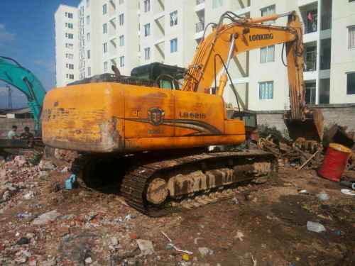 云南出售转让二手7921小时2012年龙工LG6215挖掘机