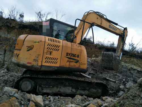 贵州出售转让二手6500小时2013年三一重工SY75C挖掘机