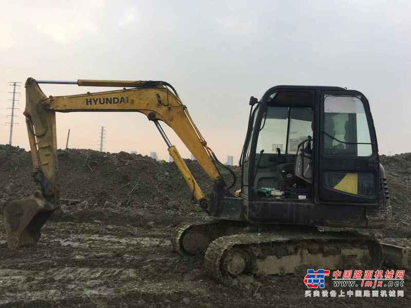 江苏出售转让二手6523小时2013年现代R55挖掘机