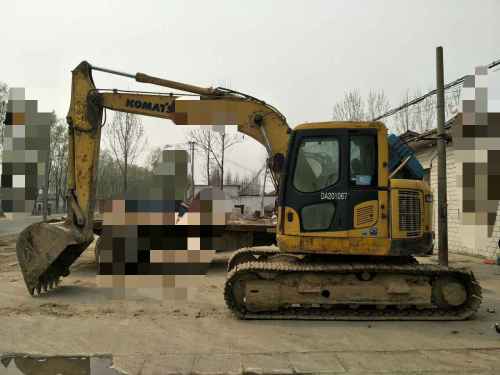 河南出售转让二手7500小时2008年小松PC128US挖掘机