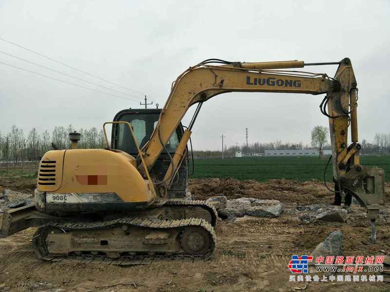河南出售转让二手9400小时2011年柳工CLG908C挖掘机