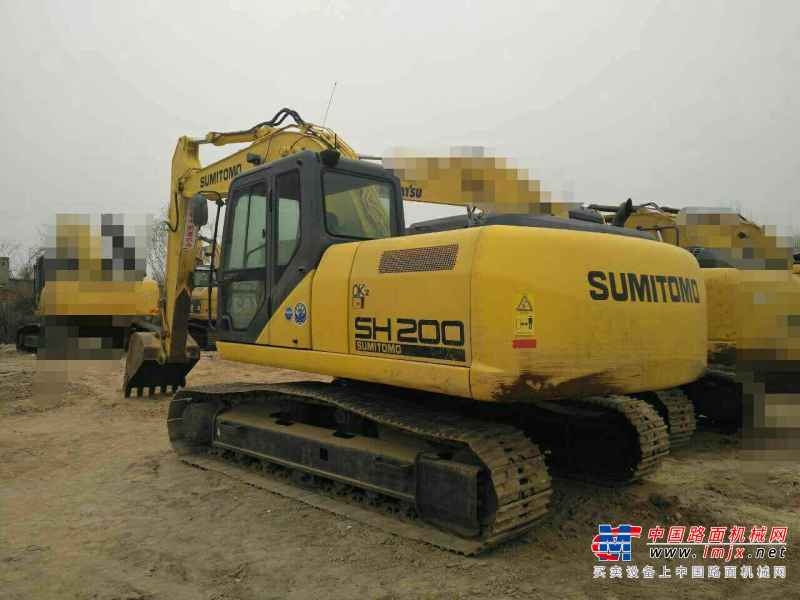 河南出售转让二手2500小时2014年住友SH200挖掘机
