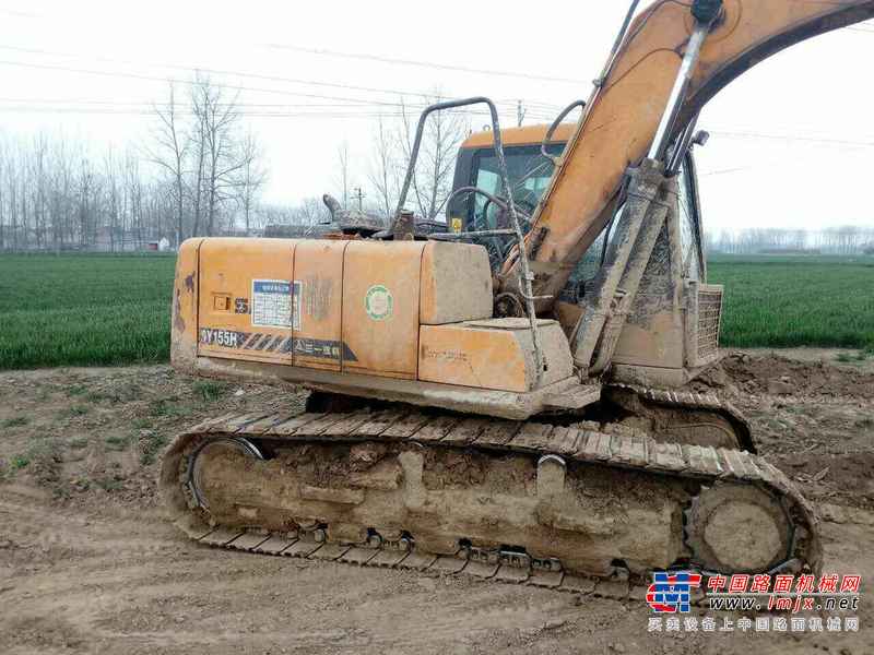 河南出售转让二手6000小时2011年三一重工SY155H挖掘机