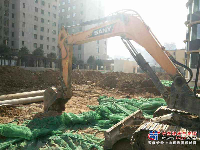 河北出售转让二手4500小时2013年三一重工SY55C挖掘机