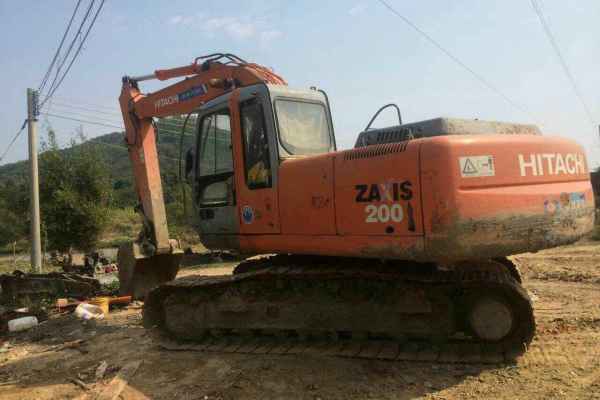 广东出售转让二手10000小时2004年日立ZX200挖掘机