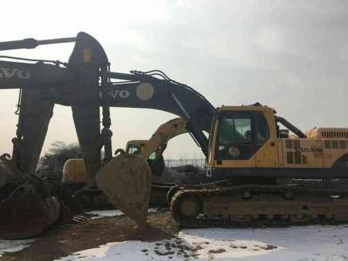 内蒙古出售转让二手13500小时2009年沃尔沃EC360BLC挖掘机