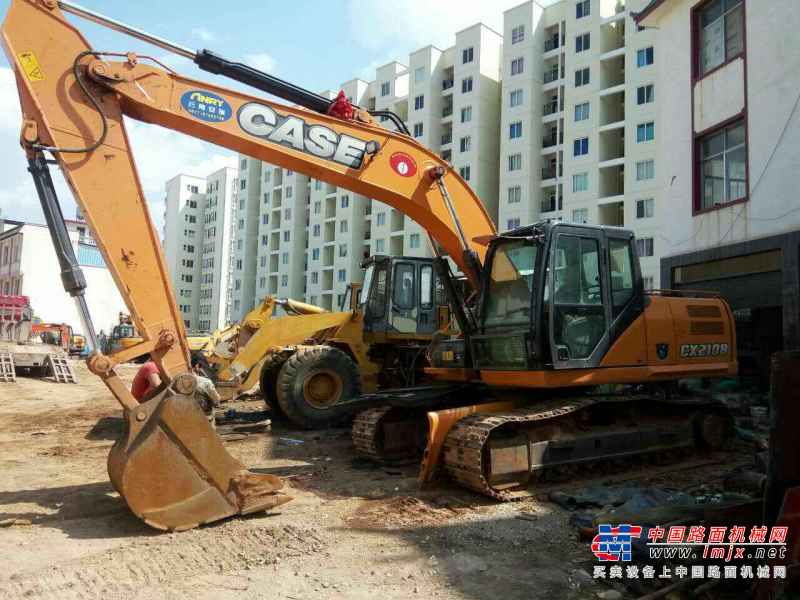 云南出售转让二手683小时2016年凯斯CX210B挖掘机
