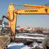 宁夏出售转让二手8000小时2010年现代轮挖R150W挖掘机