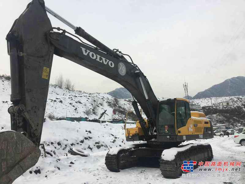 山西出售转让二手12000小时2012年沃尔沃EC480DL挖掘机